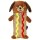 Hunde-Federmäppchen im Hot-Dog-Design – Softes Mäppchen mit Reißverschluss