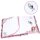 TOPModel COSY CAT Tagebuch mit Schloss Rosa - Katzen-Design mit Leo-Fell