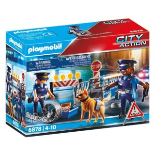Playmobil 6878 - Polizei Straßensperre