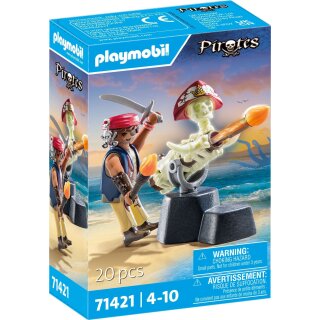 Playmobil 71421 - Kanonenmeister Piratenkanonier