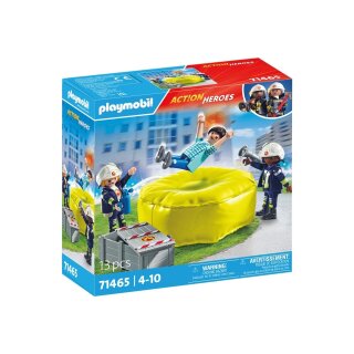 Playmobil 71465 - Feuerwehrleute mit Luftkissen