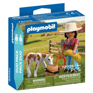 Playmobil 72026 - DuoPack Reiterin mit Fohlen