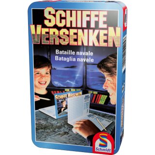 SCHMIDT SPIELE Schiffe versenken Metallbox