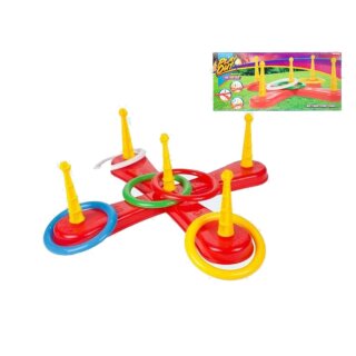 Ringwurfspiel Kreuz 5 Ringe