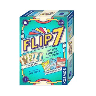 Kosmos Flip 7 Gruppen/Familienspiel Kartenspiel