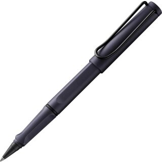 LAMY safari roll-ink steel black - Tintenroller mit blauer Tintenpatrone