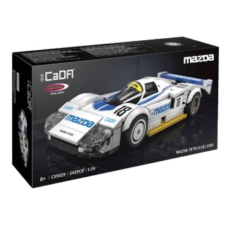 CaDA Mazda 787B 1:24 weiß  242 Teile