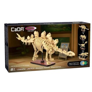 CaDA Dinosaurier Fossil Stegosaurus 297 Teile 1:23 leuchtet im Dunkeln