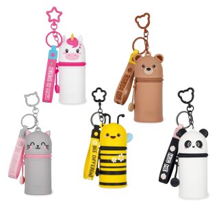 Legami Mini Kawaii - 1x Münztasche mit Schlüsselanhänger - zur Auswahl