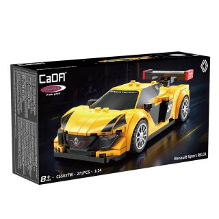 CaDA Renault Sport RS.01 gelb 1:24 271 Teile