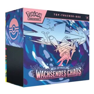 Pokemon Mega-Entwicklung Wachsendes Chaos Top Trainer Box (deutsch)