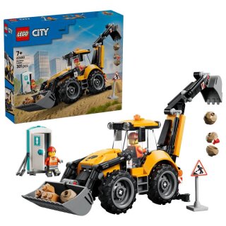 LEGO 60480 City Fahrzeuge Gelber Baggerlader