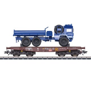 Märklin H0 48836 - Schwerlastwagen Rlmmps 651 THW-Sondermodell