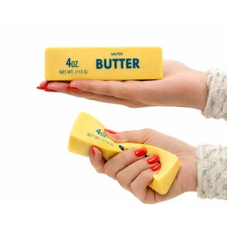 Squishy Butter 14 cm - Weiches Anti Stress Squishy zum Drücken und Sammeln