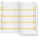 Brunnen Monats-Ersatzkalendarium/Faltkalender Mod. 746...