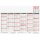 Brunnen Tafelkalender 2027 A4 1 Seite = 6 Monate - doppelseitig bedruckt - aus kräftigem Karton