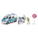 Siku 2562 VW T6 mit BMW Polizeimotorrad