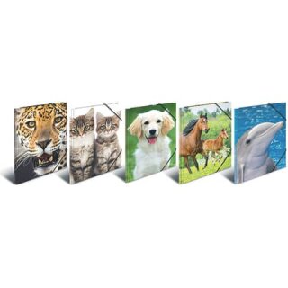 HERMA Sammelmappe A3 Tiere sortiert