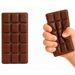 Squishy Chocolate - Anti Stress Quetsch Schokolade - Slow Rising (12 x 7 cm)