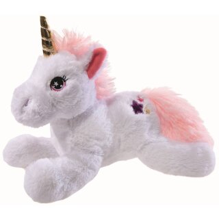 Heunec Einhorn XL Plünsch liegend pink/rosa, 50cm