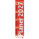 HEYE Langplaner, rot 2027 - Praktischer Streifenkalender...