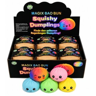 MagiX Bao Bun Squishy Dumplings 1x Quetschfigur 8,5 cm - zufällige Auswahl