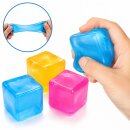 Squishy Cube 1x Eiswürfel Stressball 5 cm Maltose -...