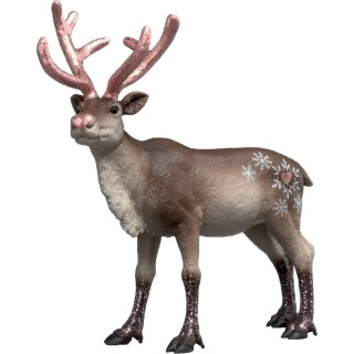 Schleich 75004 Rosegoldenes Weihnachtsrentier - Sonderedition 2026 - Black Label