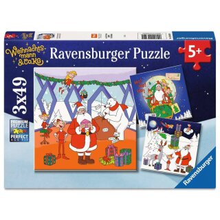 Ravensburger Puzzle Weihnachtsmann & Co. KG 3x49 Teile