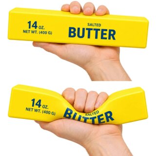 Squishy XL Butter 22 cm - Slow Rising weich Anti Stress - zum Drücken & Sammeln