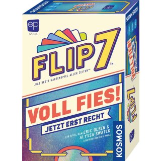 Kosmos Flip 7 - Voll Fies! noch mehr Risiko, noch mehr Schadenfreude