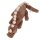 Dino World Plüschdino - Dinosaurier Kuscheltier Braun, 50 cm