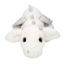 SNUKIS Plüschdrache - Kuscheltier Drache in Weiß, 65 cm XL