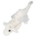 SNUKIS Plüschdrache - Kuscheltier Drache in Weiß, 65 cm XL