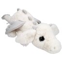SNUKIS Plüschdrache - Kuscheltier Drache in Weiß, 65 cm XL