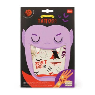 Legami Halloween Abziehtattoos - Skelette, Vampire, Geister & Hexen - Spooky Party