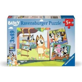Ravensburger Puzzle Bluey 5+ 3x49 Teile
