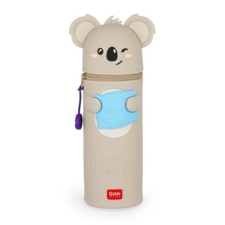 Legami 2-in-1-Federmäppchen aus Silikon - Kawaii - Koala