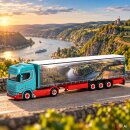 Herpa H0 321280 Scania LKW Spedition Heuser Loreley Mittelrheintal Scania CS 20 Sondermodell