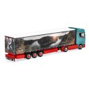 Herpa H0 321280 Scania LKW Spedition Heuser Loreley Mittelrheintal Scania CS 20 Sondermodell