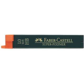 FABER CASTELL 120900 - Feinmine SuperPolymer HB 0.9, 12 Stück