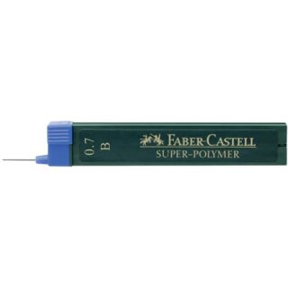 FABER CASTELL 120701 - Feinmine SuperPolymer B 0.7, 12 Stück