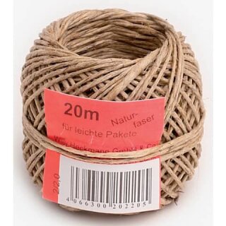HECKMANN 210009 - Bindfaden fein bis 4kg, 20m