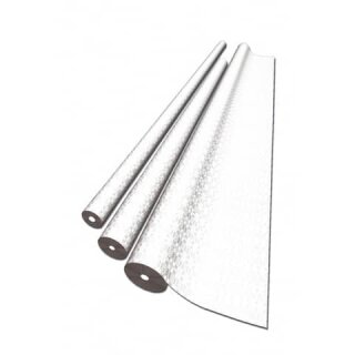 Damast Papier - Tischtuchrolle 100cmx10m weiß