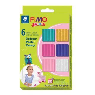 STAEDTLER 803202 Girlie 6x42g - Modellierset Fimo Kids...