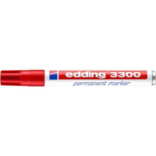 EDDING 3300-002 1-5mm - Permanentmarker rot
