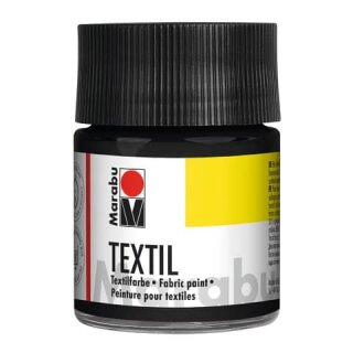 MARABU 1716 05 073 50ml - Textilfarbe schwarz