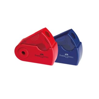 FABER CASTELL 182711 - Dosenspitzer Mini rot blau Sleeve X