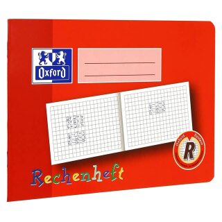 OXFORD Rechenheft, A5 quer, 16 Blatt, Lin. R