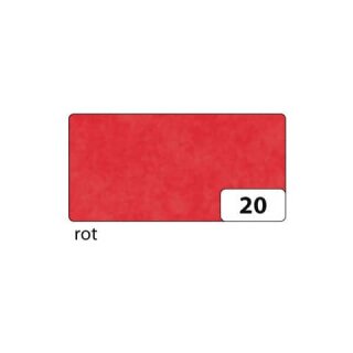 FOLIA 88120-20 Rl 70x100 42g - Transparentpapier rot
